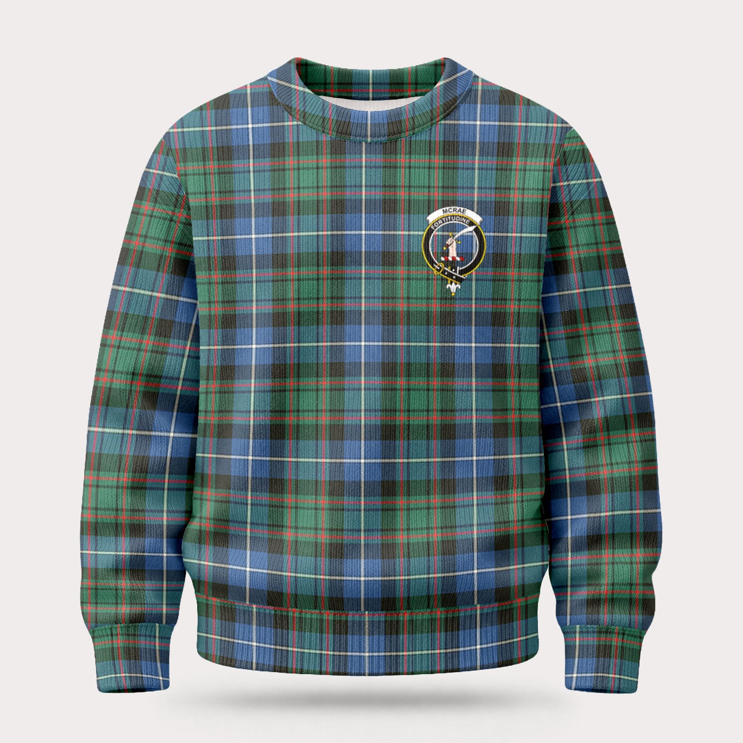 McRae Hunting Ancient Tartan Crest Sweater