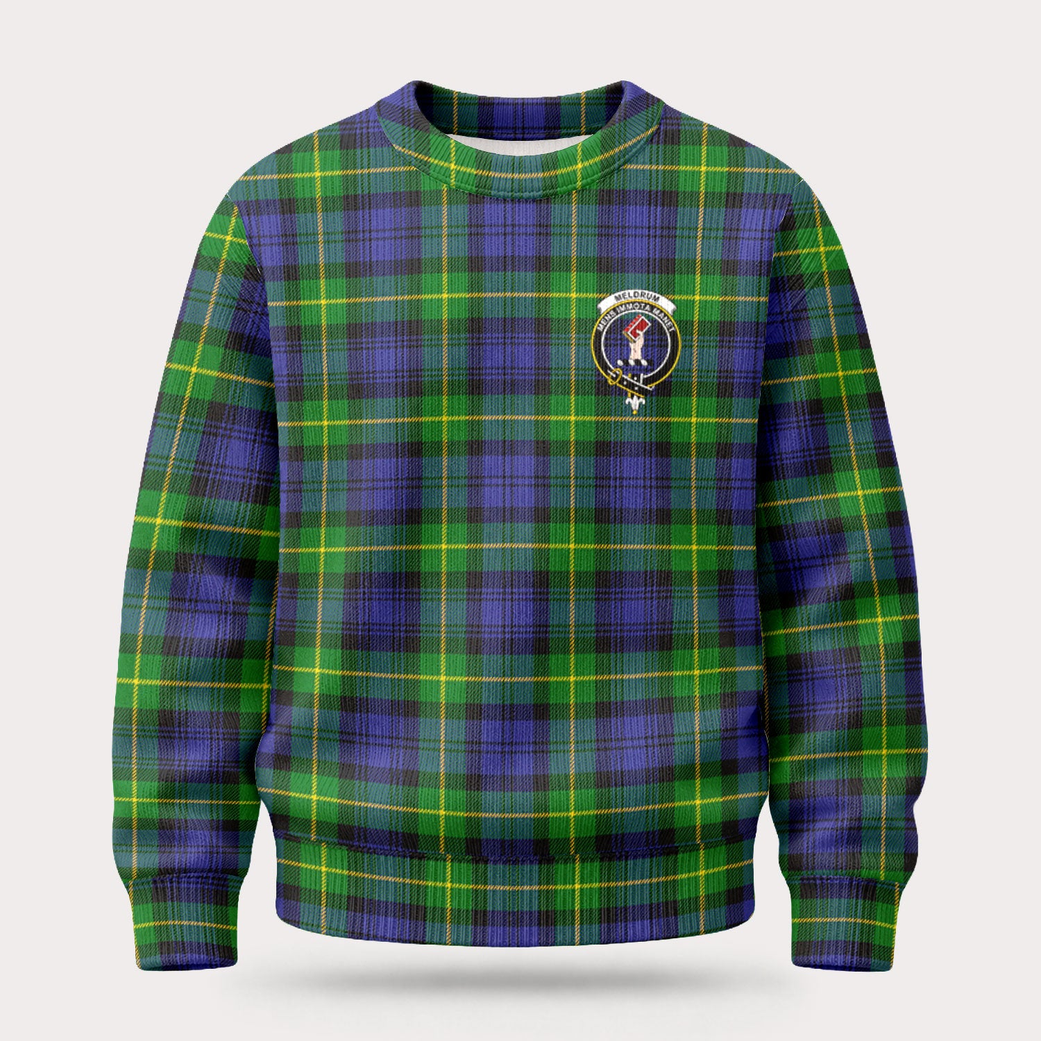 Meldrum Tartan Crest Sweater