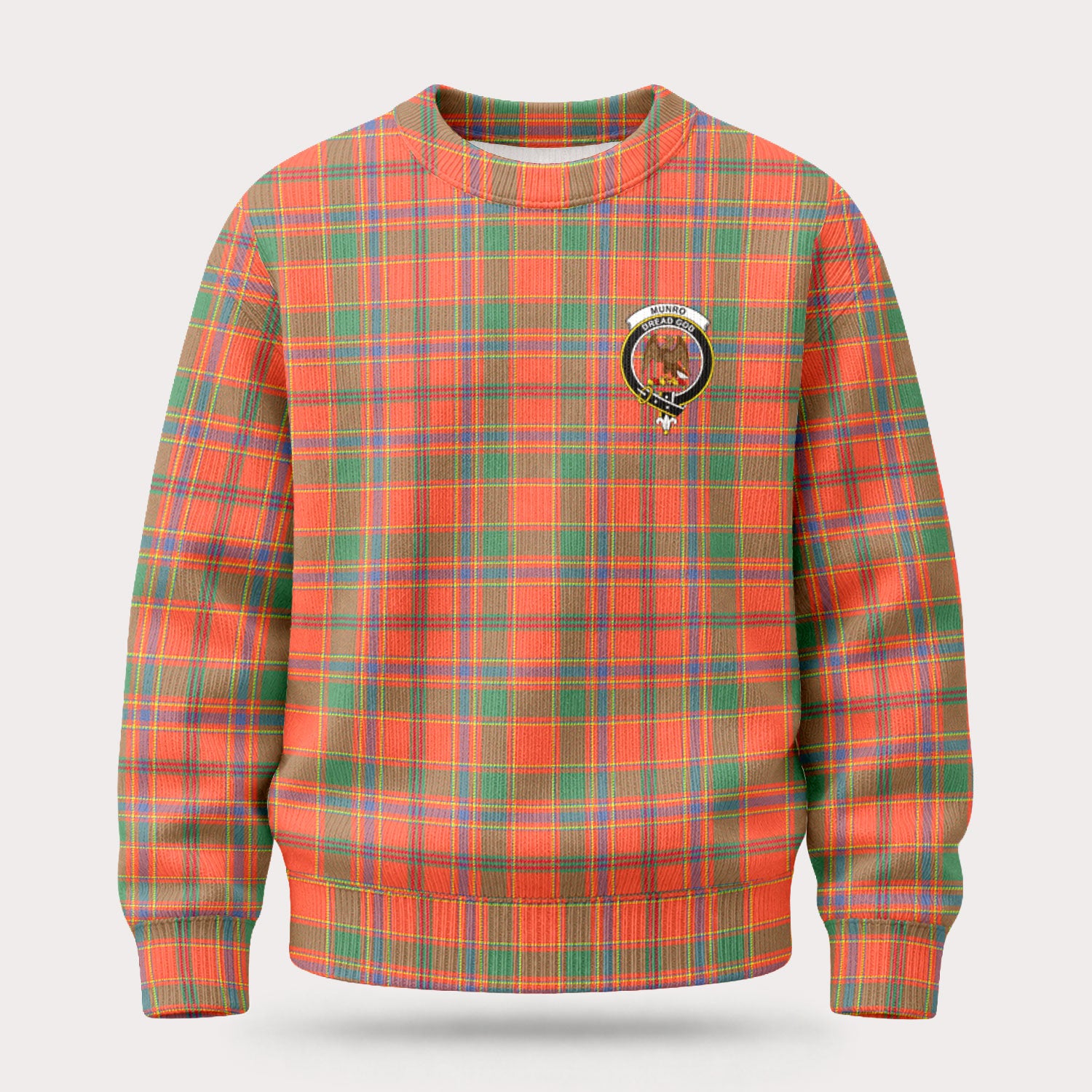 Munro Ancient Tartan Crest Sweater