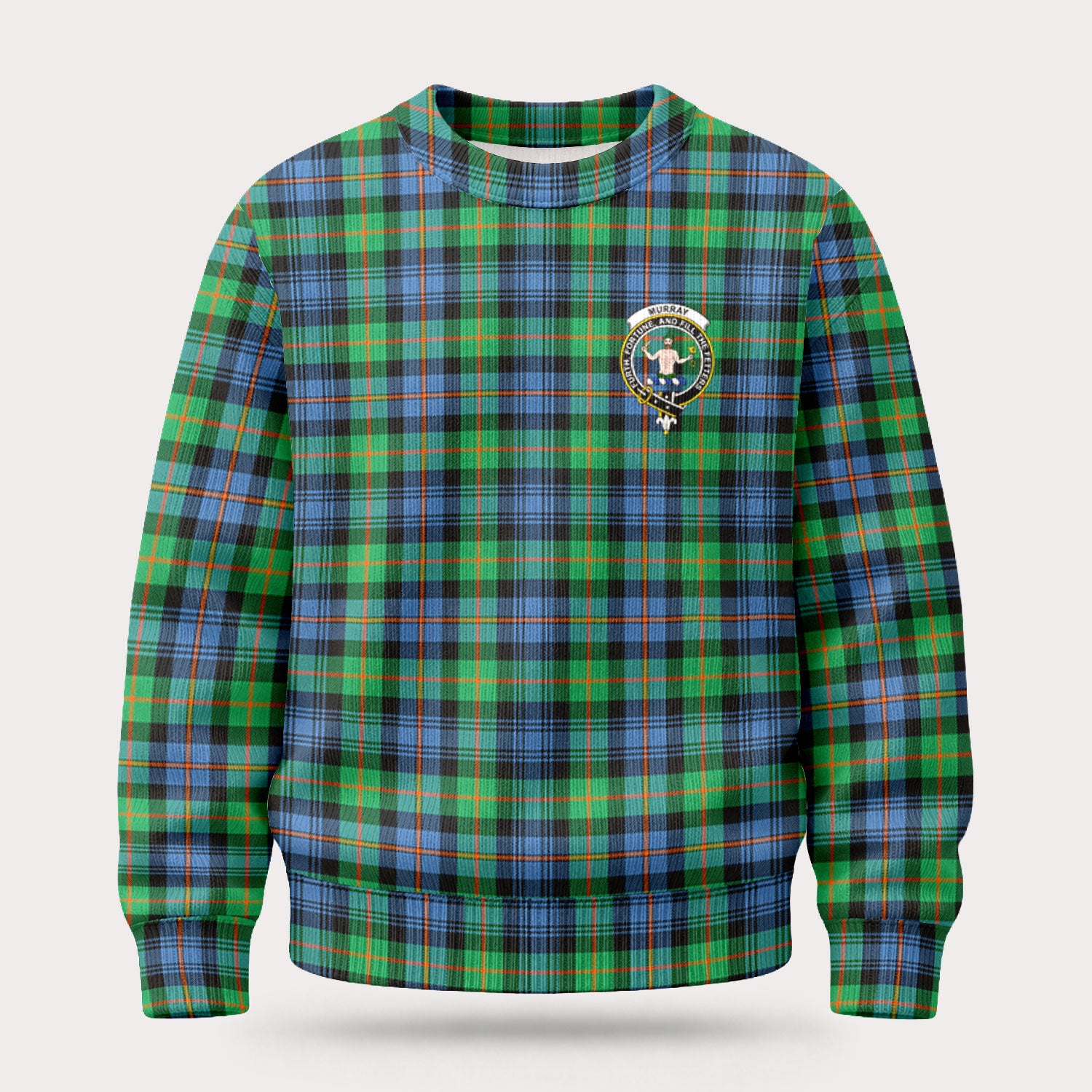 Murray of Atholl Ancient Tartan Crest Sweater