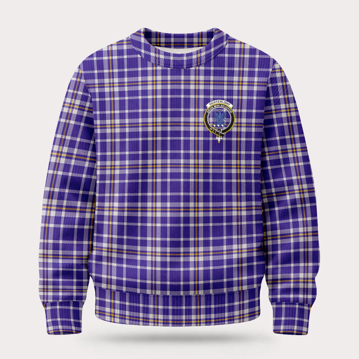 Ochterlony Tartan Crest Sweater