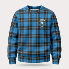 Ramsay Blue Ancient Tartan Crest Sweater