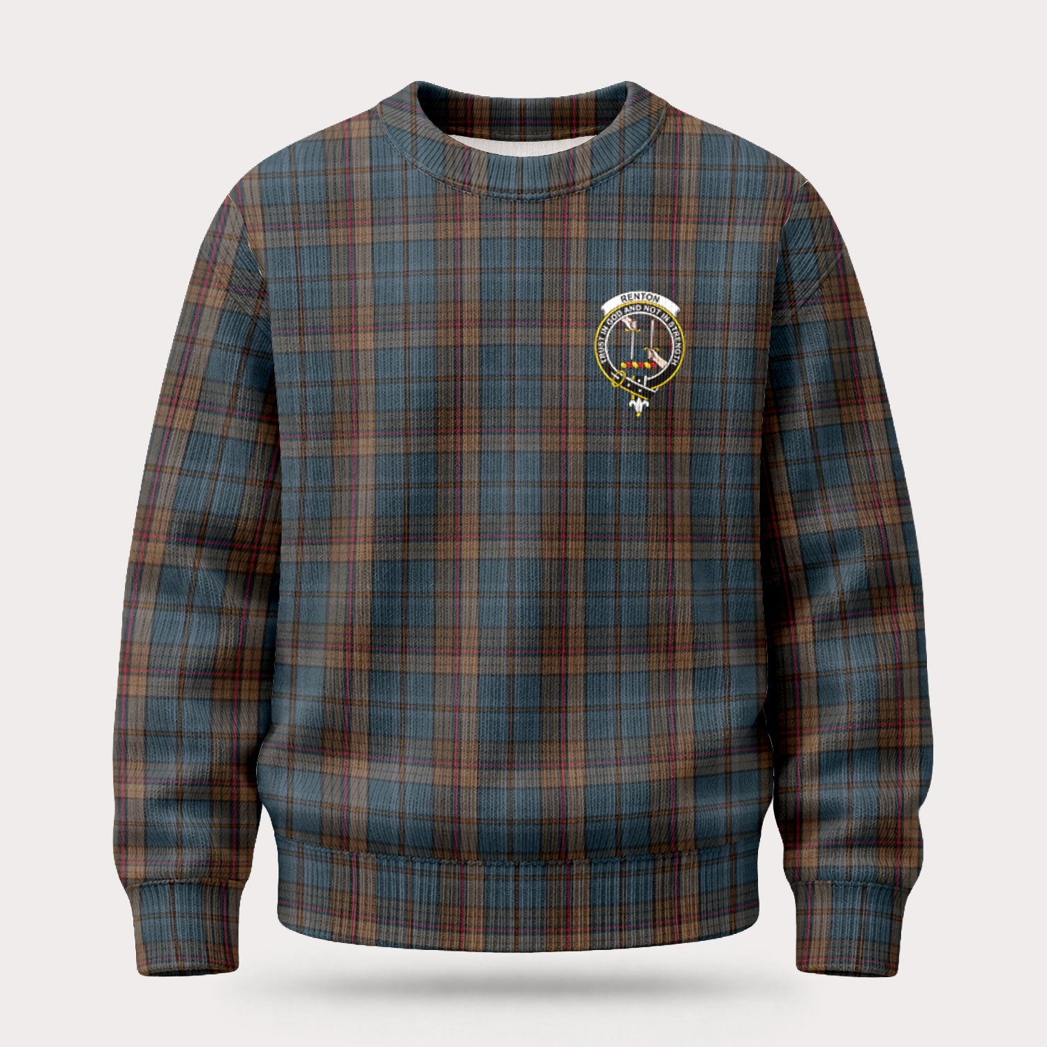 Renton Tartan Crest Sweater