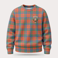 Robertson Ancient Tartan Crest Sweater