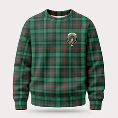 Ross Hunting Modern Tartan Crest Sweater