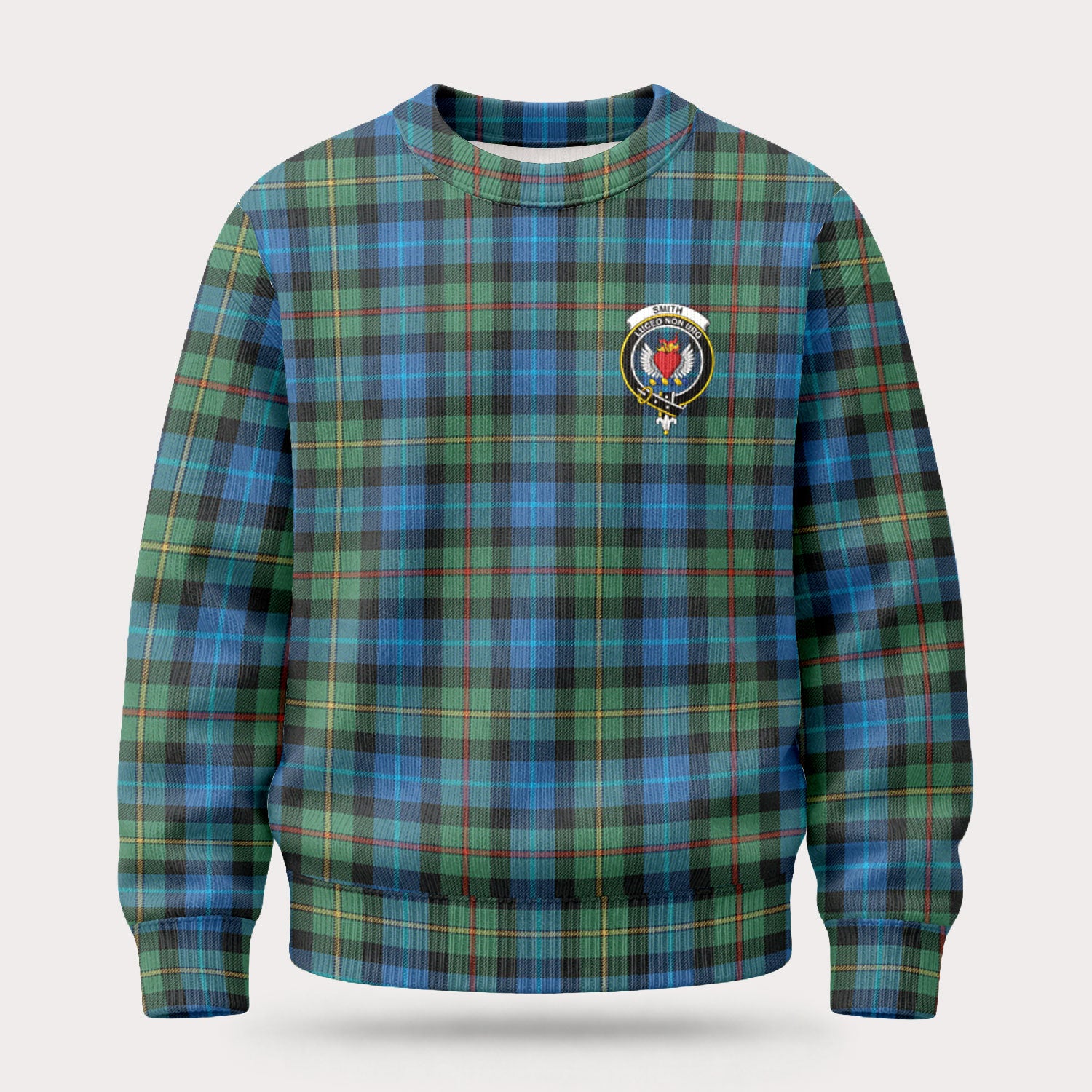 Smith Ancient Tartan Crest Sweater