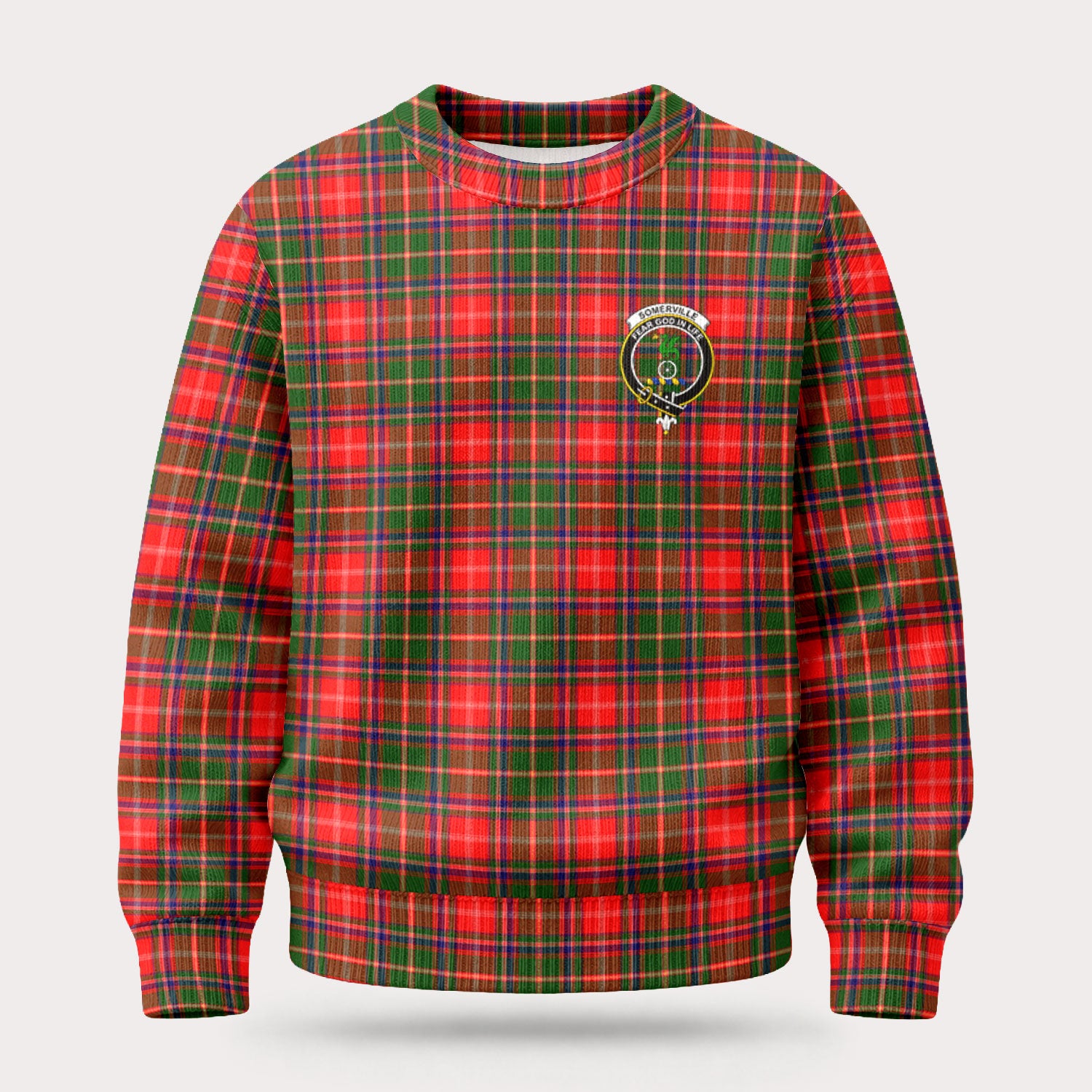 Somerville Tartan Crest Sweater