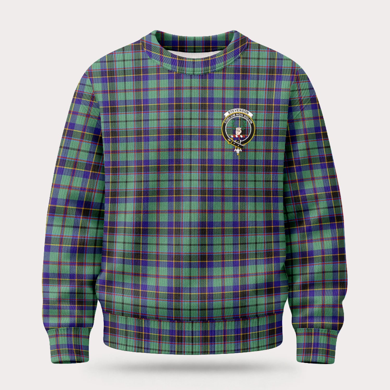 Stevenson Tartan Crest Sweater