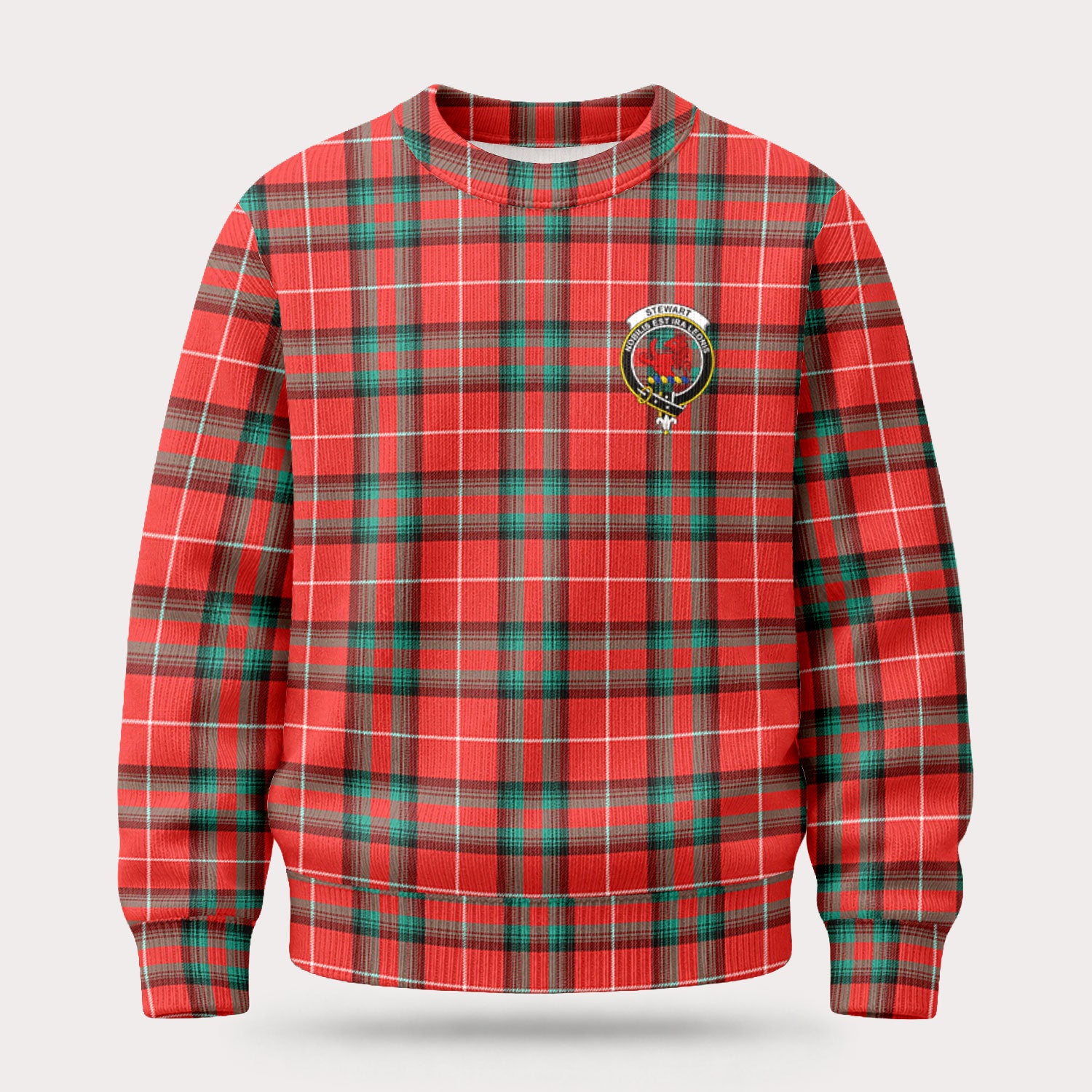 Stewart (Stuart) of Bute Tartan Crest Sweater