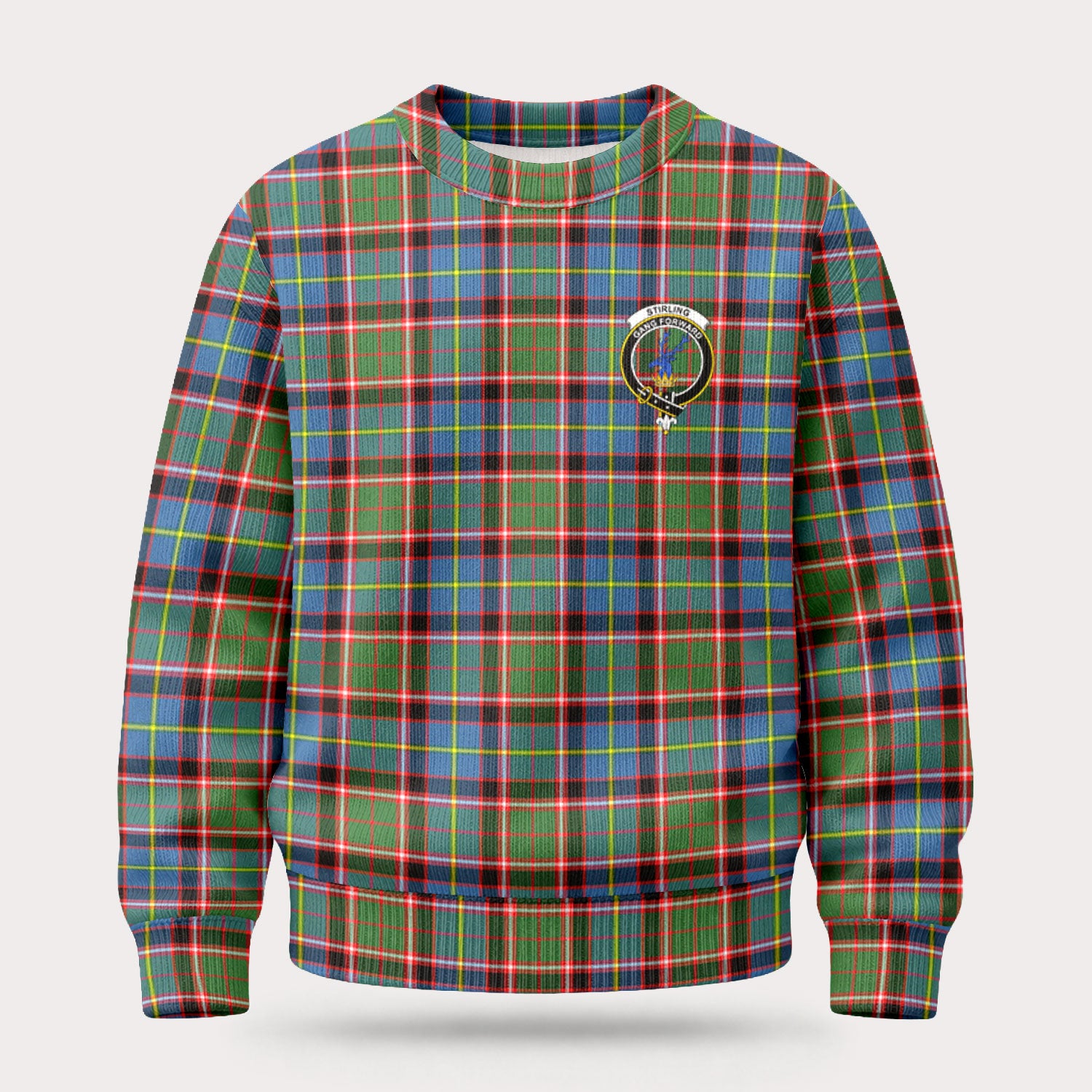 Stirling (of Cadder-Present Chief) Tartan Crest Sweater