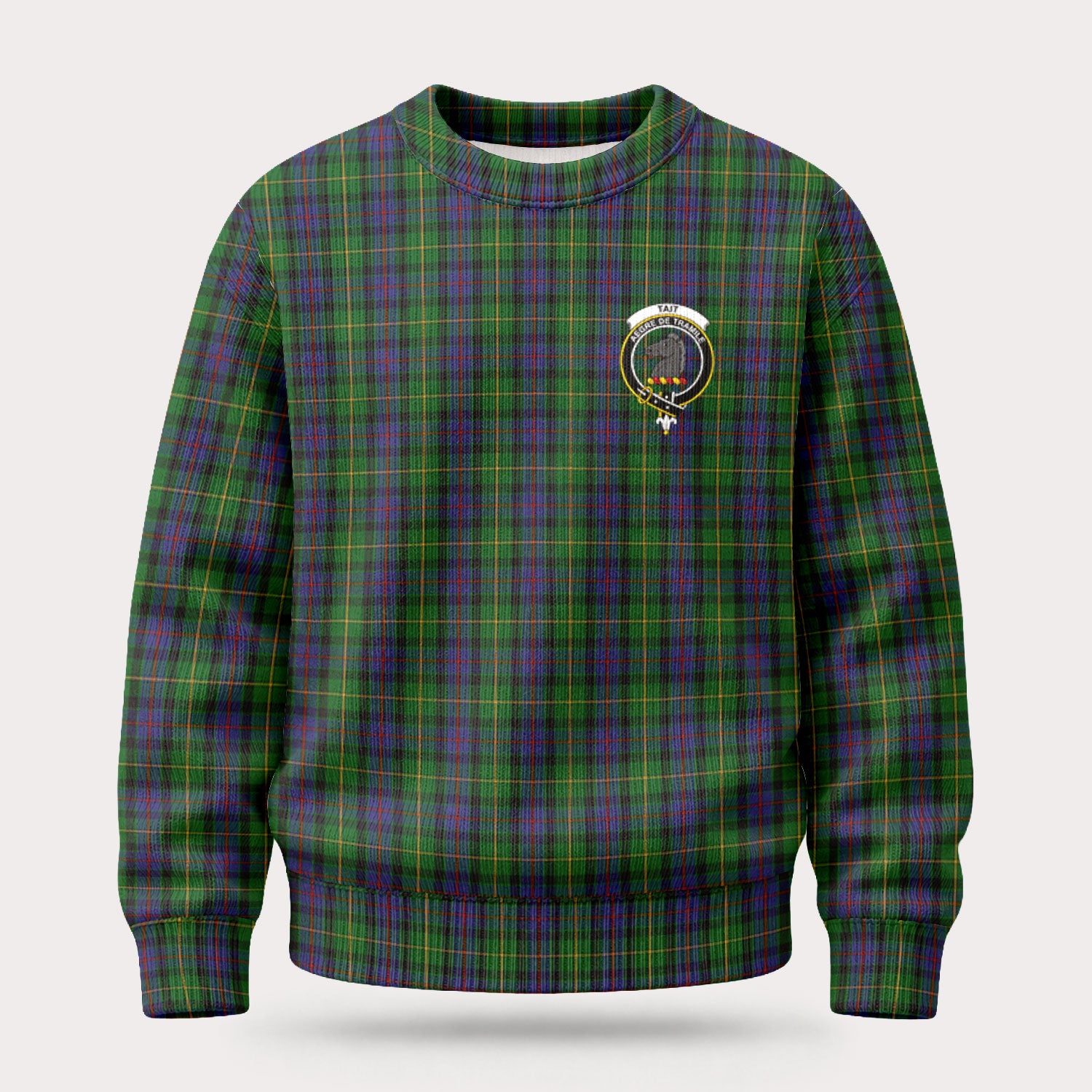 Tait Tartan Crest Sweater