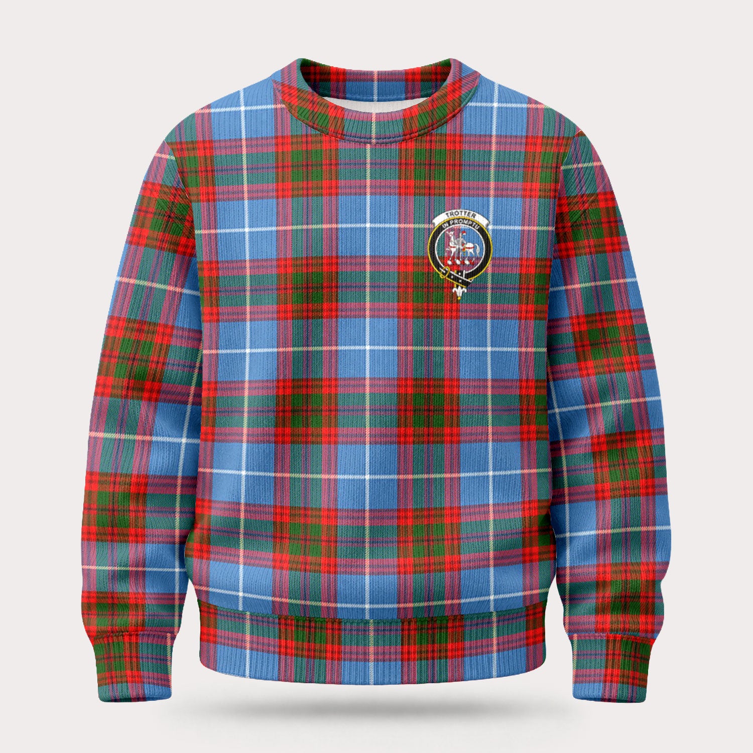 Trotter Tartan Crest Sweater