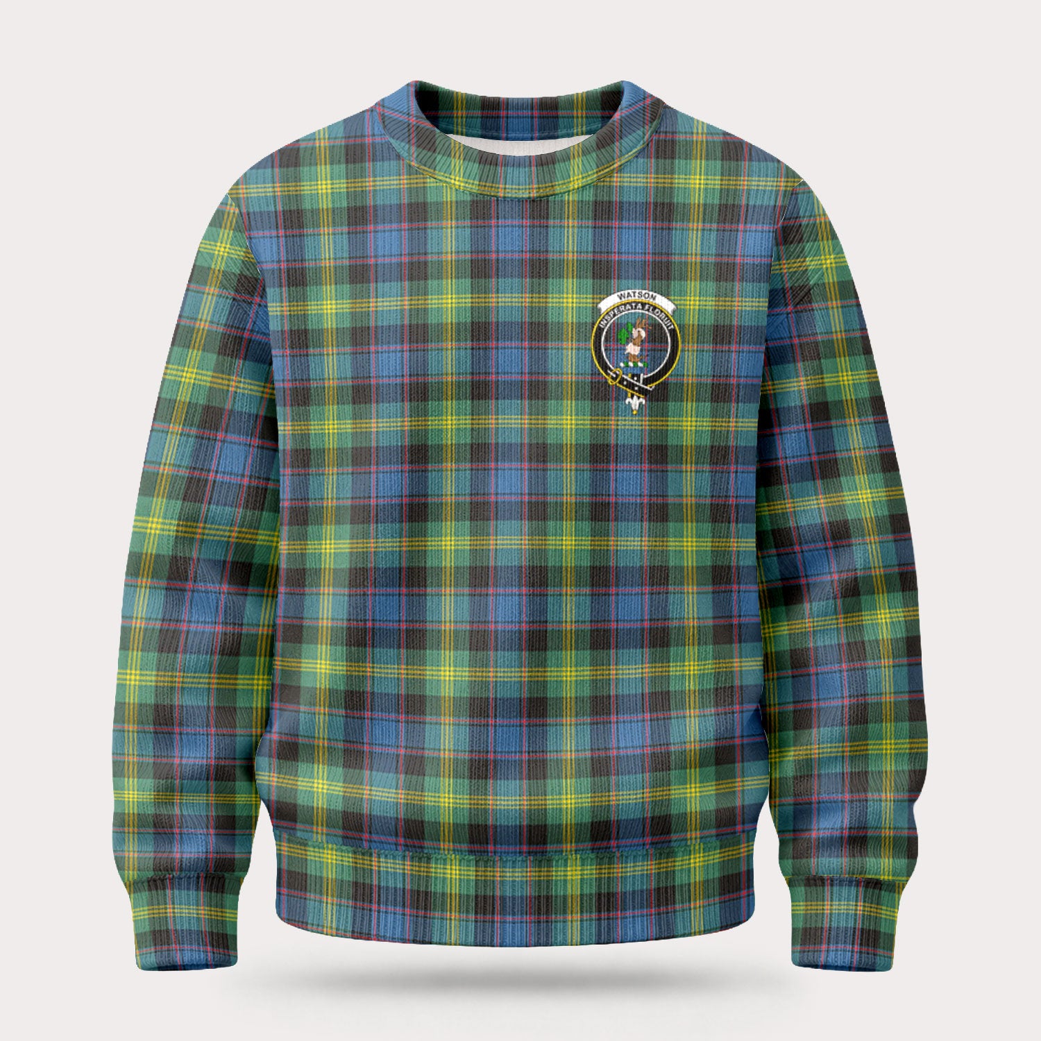 Watson Ancient Tartan Crest Sweater