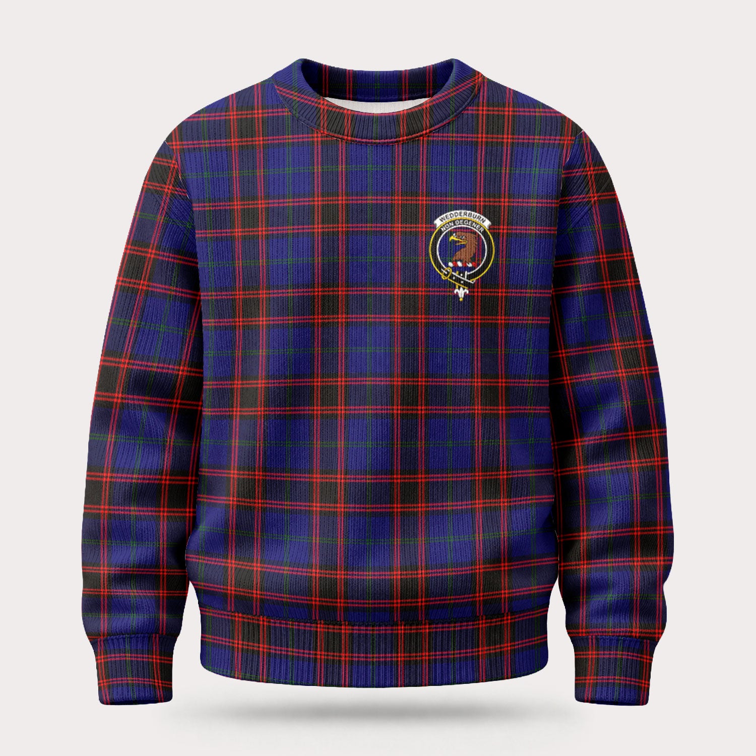 Wedderburn Tartan Crest Sweater