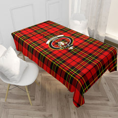 Brodie Modern Tartan Crest Tablecloth