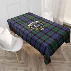 Fletcher Modern Tartan Crest Tablecloth
