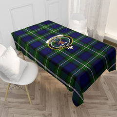 Forbes Modern Tartan Crest Tablecloth