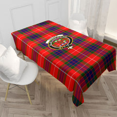 Fraser Tartan Crest Tablecloth
