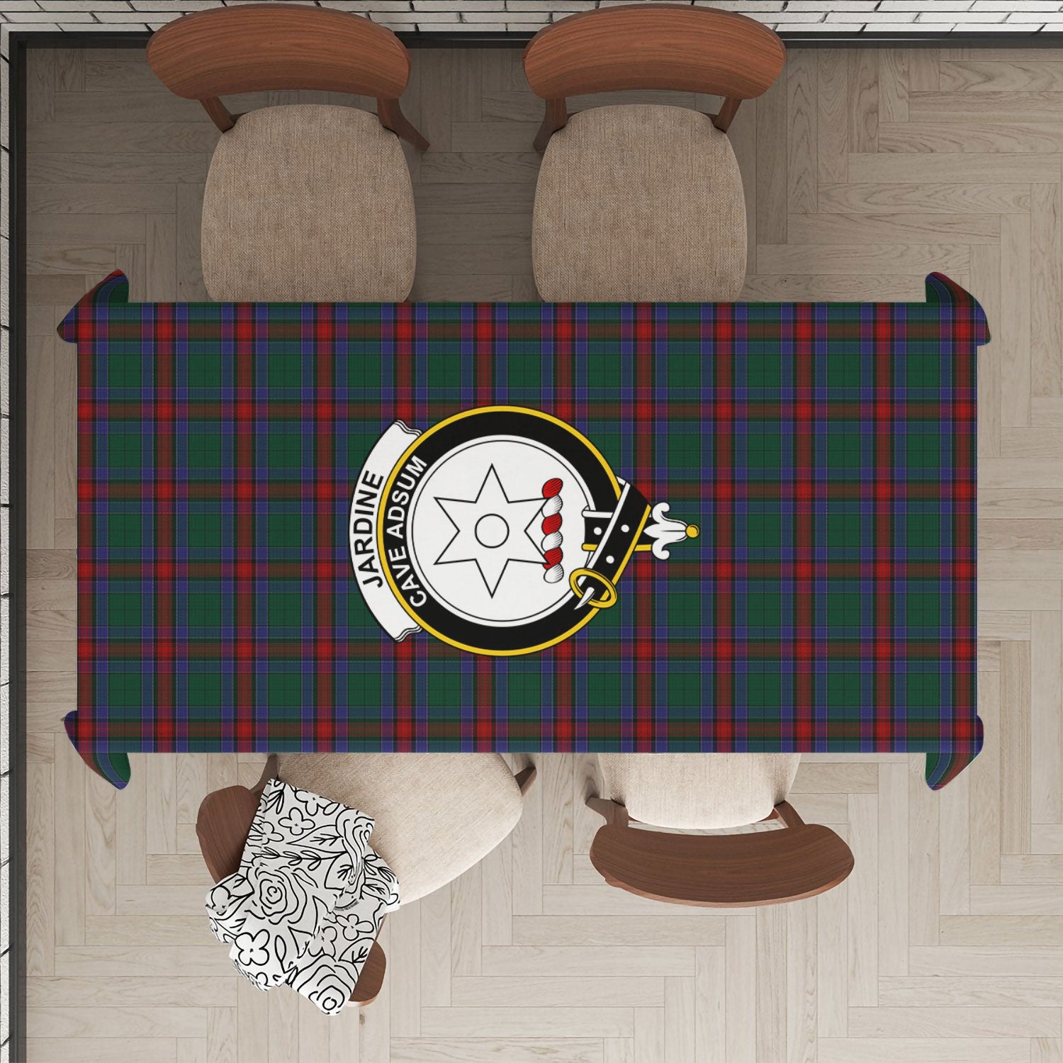 Jardine Dress Tartan Crest Tablecloth