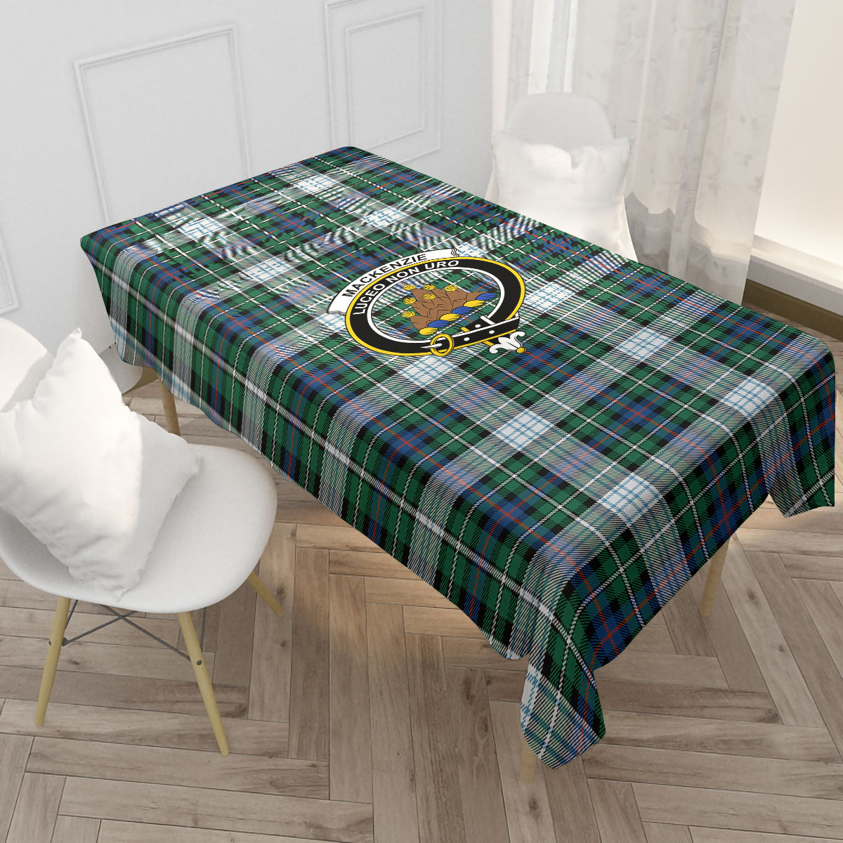 MacKenzie Dress Ancient Tartan Crest Tablecloth