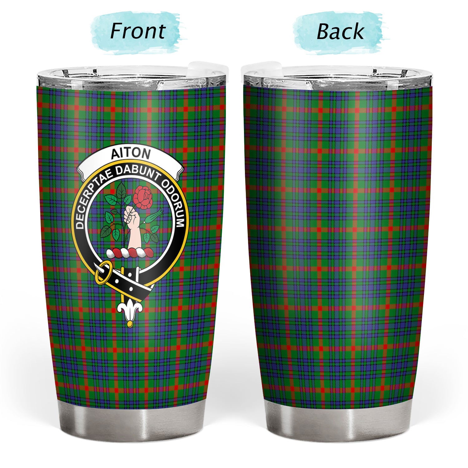 Aiton Tartan Crest Tumbler