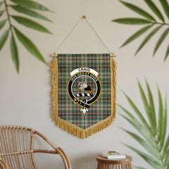 Craig Ancient Tartan Crest Wall Hanging Banner - Wood Pole