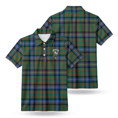 Cochrane Ancient Tartan Crest Birdseye Mesh Polo Shirt