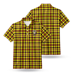 Jardine Tartan Crest Birdseye Mesh Polo Shirt