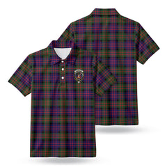 MacBrayne Tartan Crest Birdseye Mesh Polo Shirt