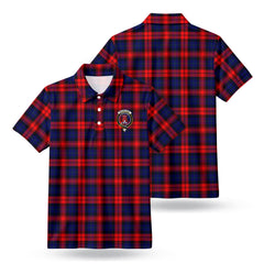 McCracken Tartan Crest Birdseye Mesh Polo Shirt