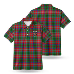 McCullough Tartan Crest Birdseye Mesh Polo Shirt