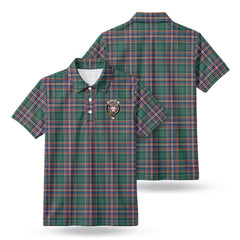 McFarlane Hunting Ancient Tartan Crest Birdseye Mesh Polo Shirt