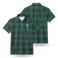 McLean Hunting Ancient Tartan Crest Birdseye Mesh Polo Shirt