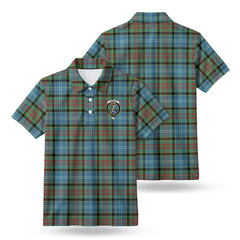 Paisley District Tartan Crest Birdseye Mesh Polo Shirt