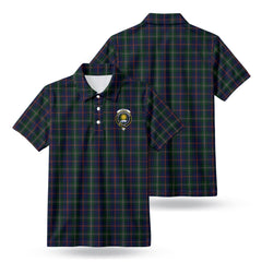 Purves Tartan Crest Birdseye Mesh Polo Shirt