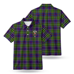 Whiteford Tartan Crest Birdseye Mesh Polo Shirt