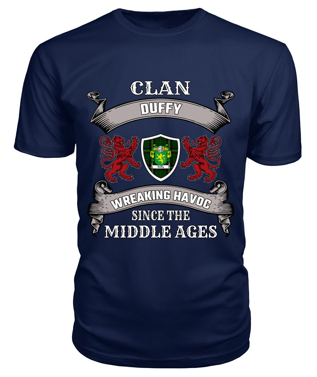 Duffy Family Tartan - 2D T-shirt