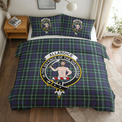 Allardice Tartan Crest Bedding Set