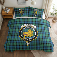 Campbell Ancient 01 Tartan Crest Bedding Set