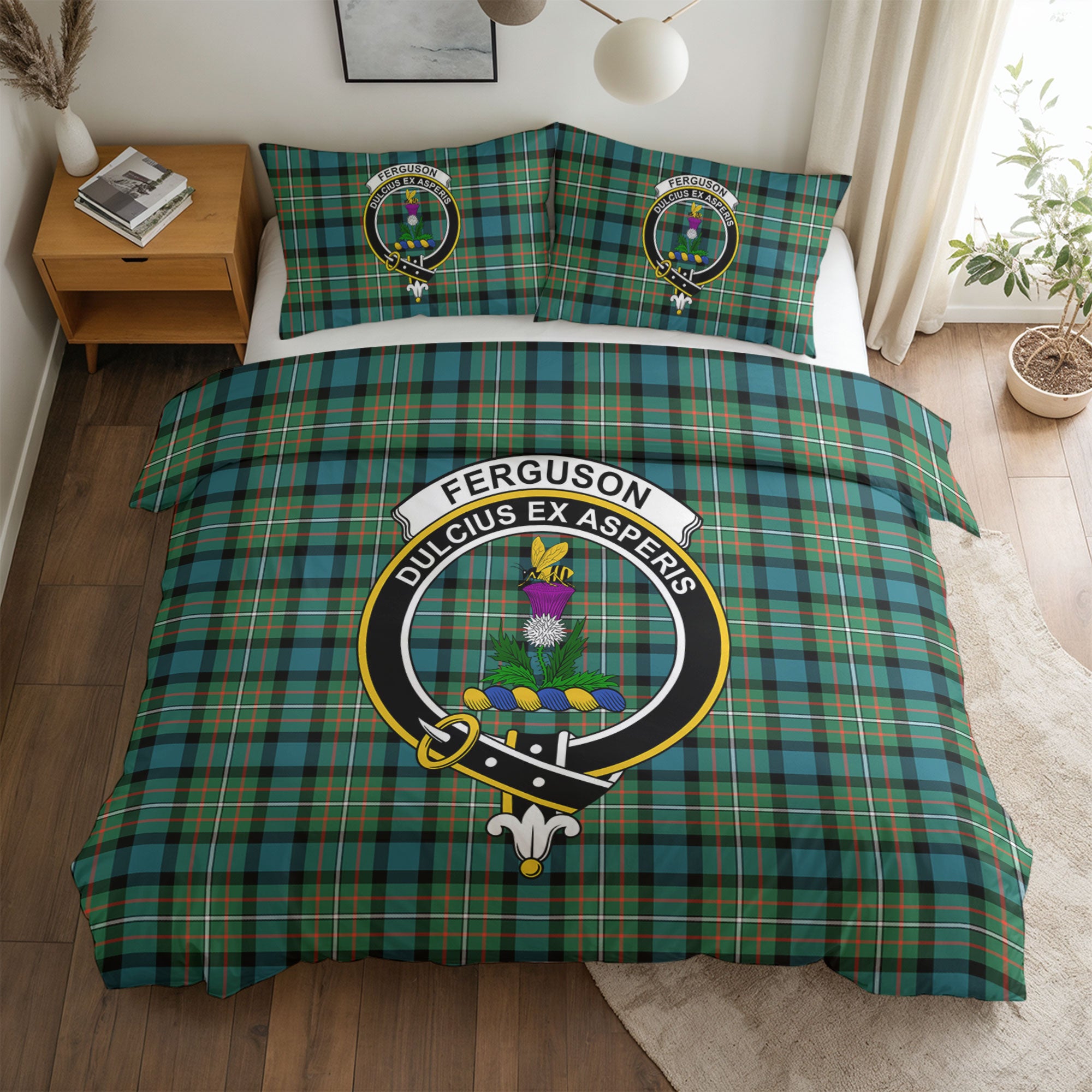Ferguson Ancient Tartan Crest Bedding Set