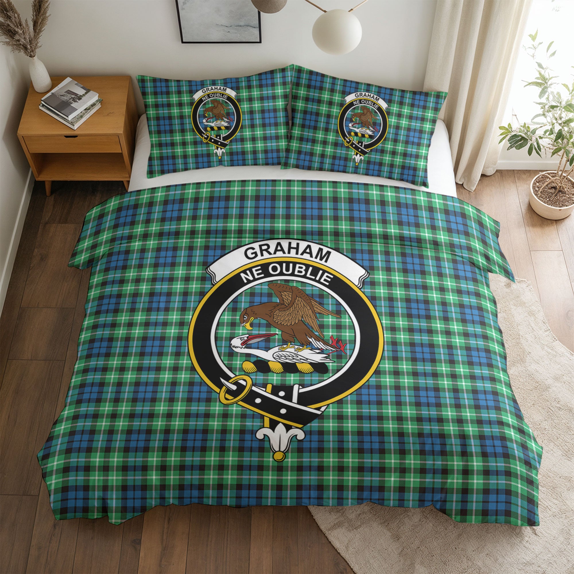Graham of Montrose Ancient Tartan Crest Bedding Set