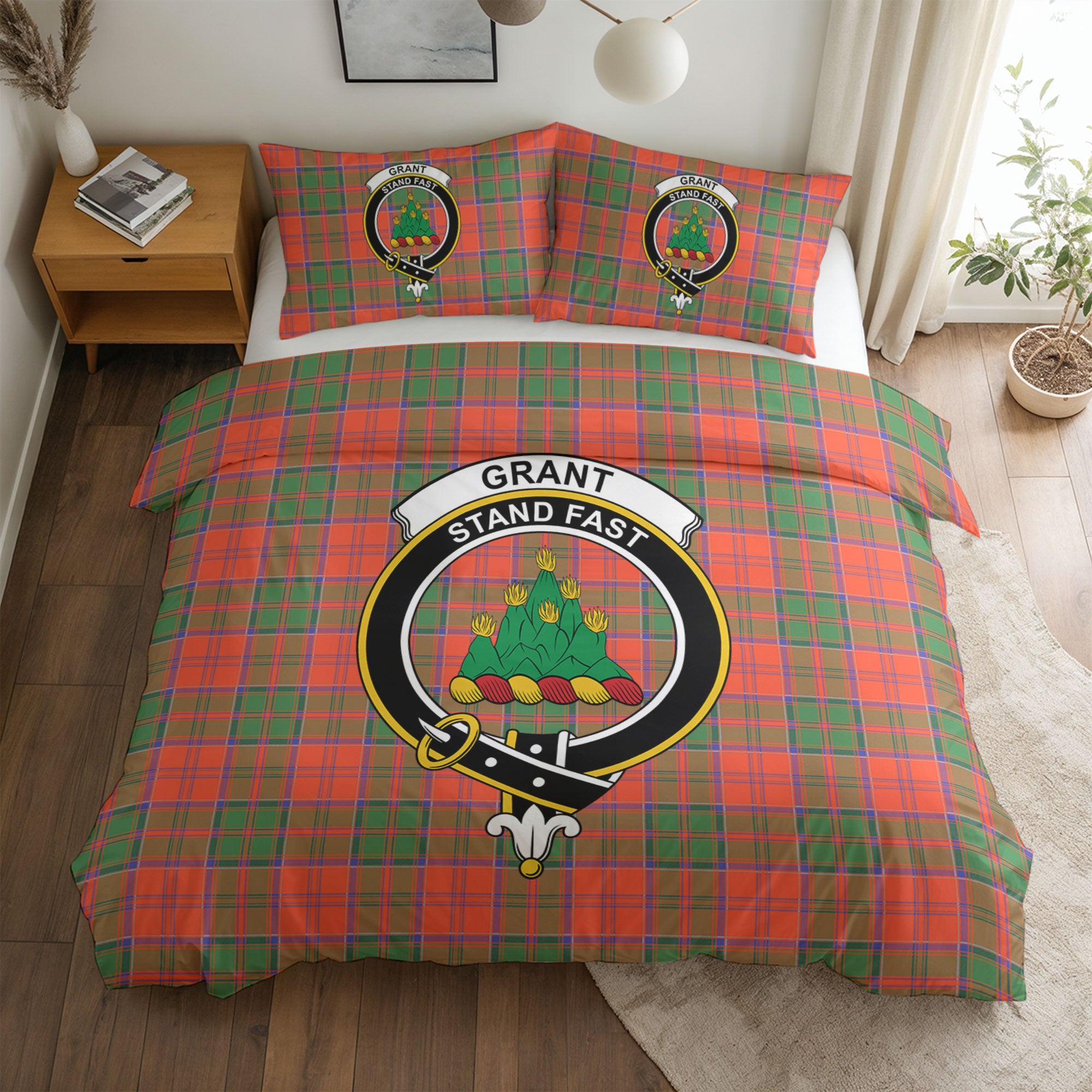 Grant Ancient Tartan Crest Bedding Set
