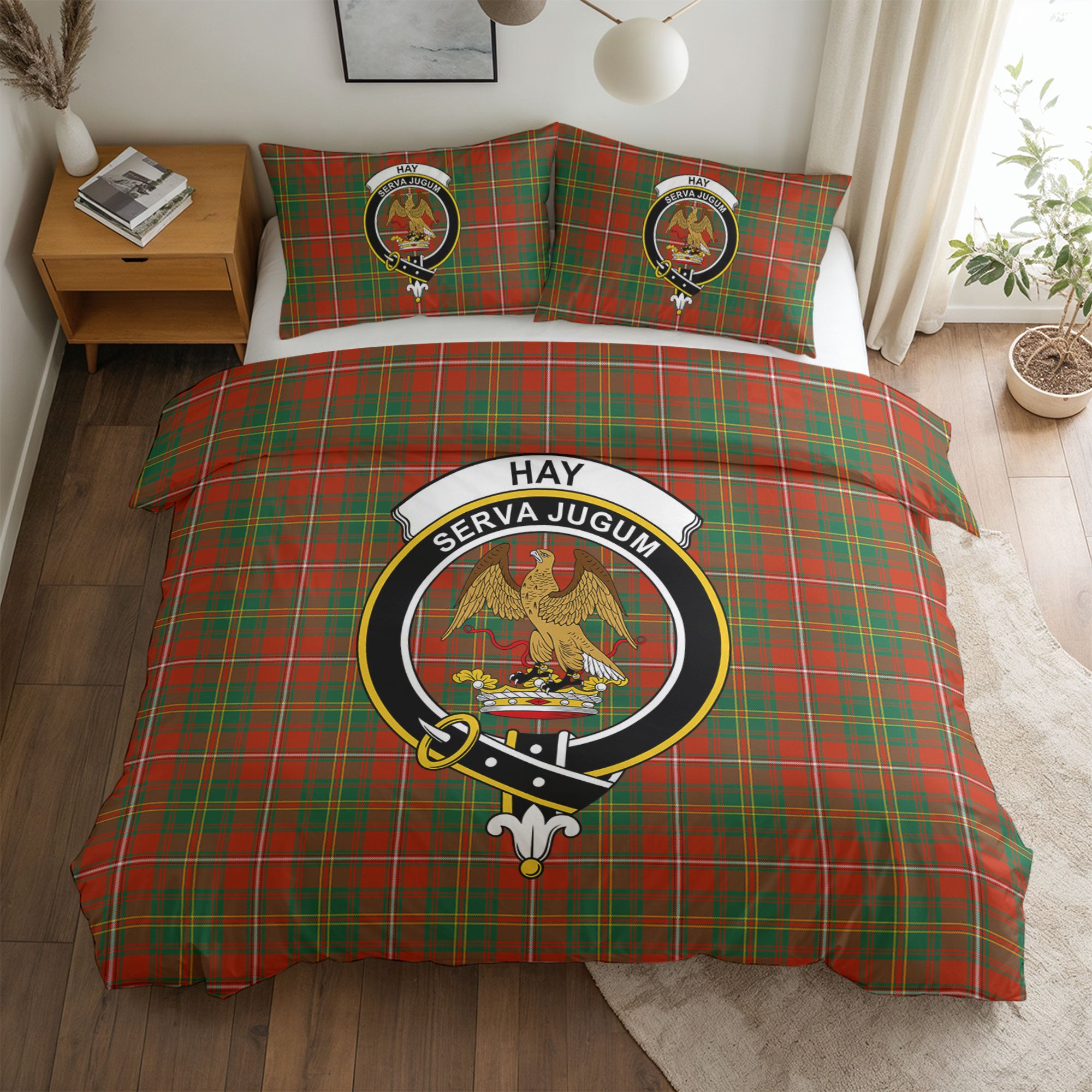 Hay Ancient Tartan Crest Bedding Set