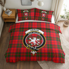 Heron Tartan Crest Bedding Set