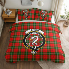 Lennox Tartan Crest Bedding Set