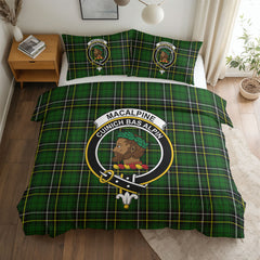 MacAlpine Modern Tartan Crest Bedding Set