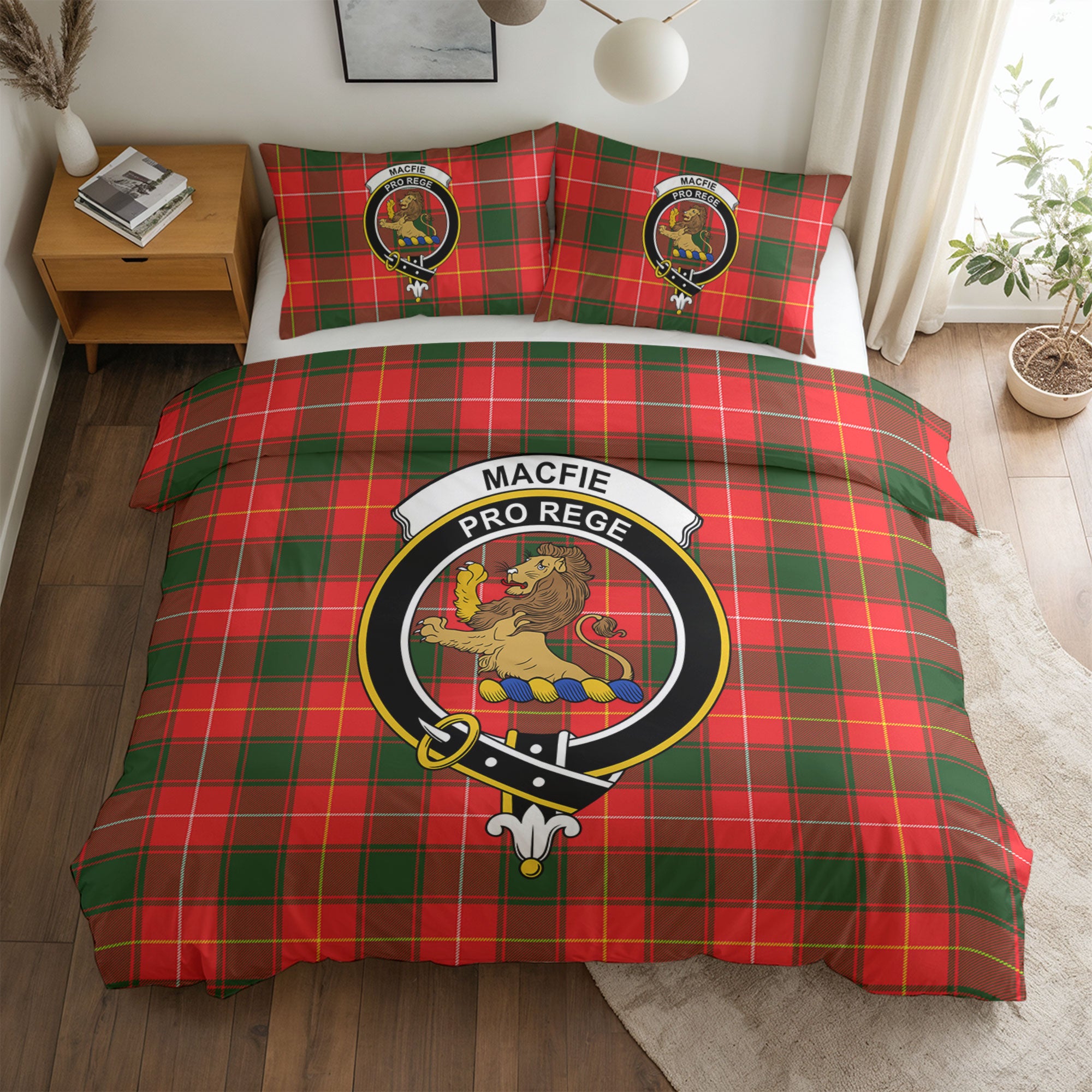 MacFie Tartan Crest Bedding Set