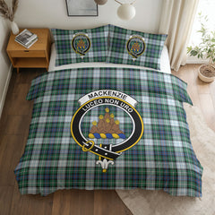 MacKenzie Dress Ancient Tartan Crest Bedding Set