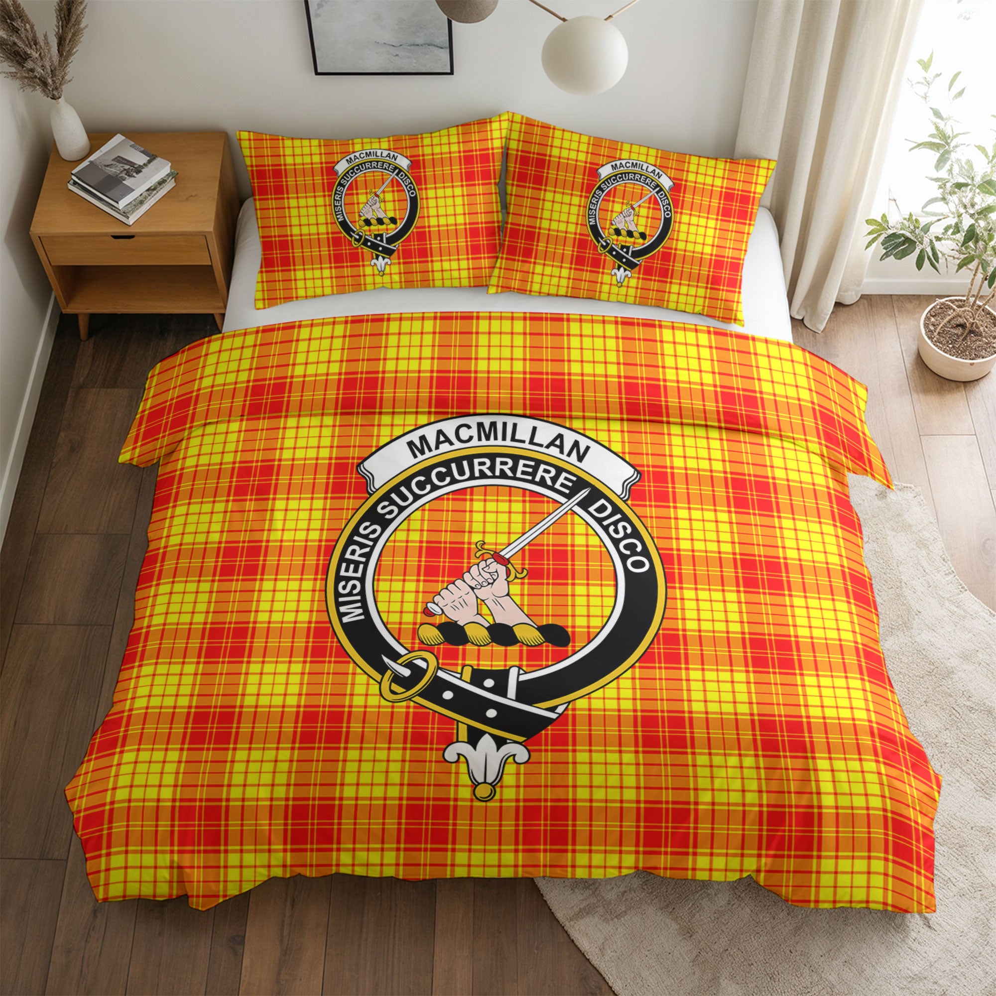 MacMillan Clan Tartan Crest Bedding Set