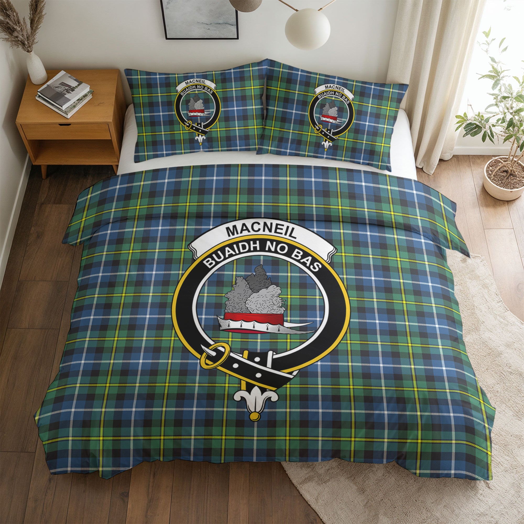 MacNeil of Barra Ancient Tartan Crest Bedding Set